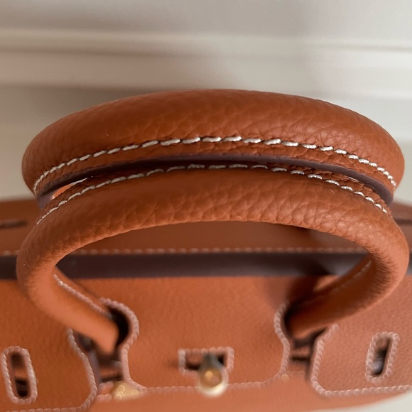 Grand Classic Top Handle Satchel - Golden Brown - Picture 10 of 11